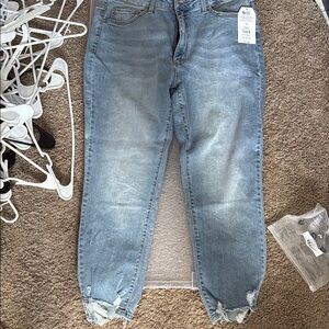 Light Blue Distressed Jeans